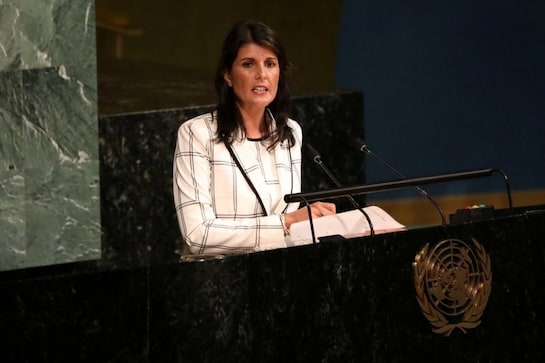 U.S. envoy Haley attacks Arab, Islamic states over Palestinian aid U.S. envoy Haley attacks Arab, Islamic states over Palestinian aid