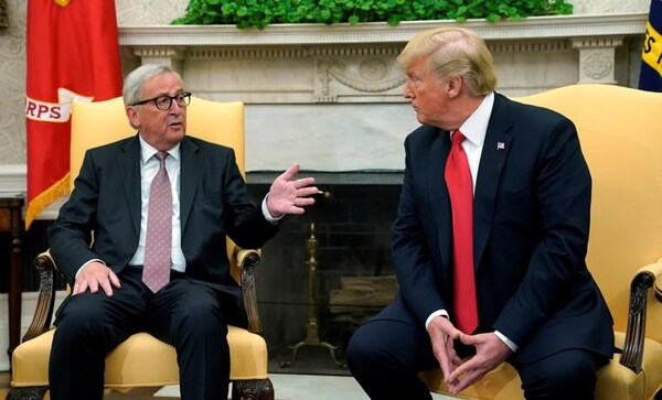 Trump says he hopes to strike trade deal with Europe Trump says he hopes to strike trade deal with Europe