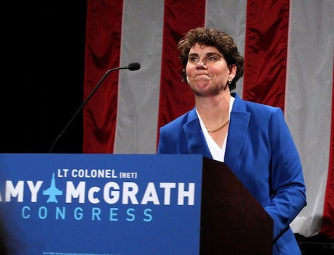 Kentucky Democrats pick ex-fighter pilot McGrath to challenge U.S. Senate leader McConnell