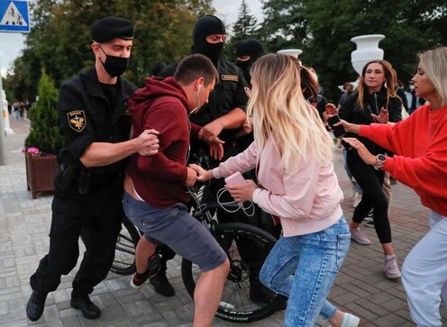 Belarus leader criticises West after protests over election bans Belarus leader criticises West after protests over election bans