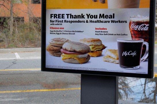 McDonald's global sales suffer as COVID-19 lockdowns limit operations McDonald's global sales suffer as COVID-19 lockdowns limit operations