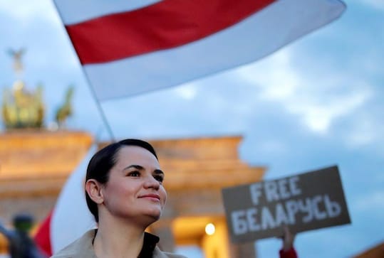 EU sanctions 'a small victory' - Belarusian opposition leader Tsikhanouskaya