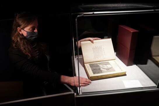 First collection of Shakespeare's plays sells for almost $10 million First collection of Shakespeare's plays sells for almost $10 million