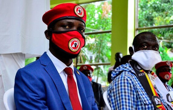 Uganda opposition presidential candidate Bobi Wine arrested, police disperse supporters Uganda opposition presidential candidate Bobi Wine arrested, police disperse supporters