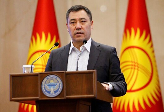Kyrgyz PM steps down as acting president to run in election Kyrgyz PM steps down as acting president to run in election