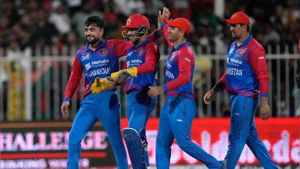 Watch: Afghanistan's dressing room celebrations after team enters Asia Cup Super-4