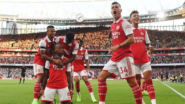 Premier League: Gabriel atones Arsenal with winner; Liverpool equal record nine goals, Haaland hits Man City treble