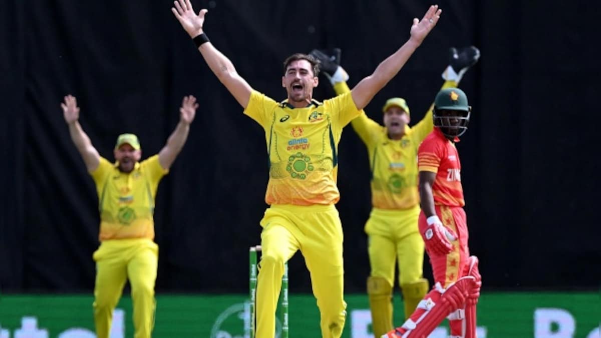 AUS vs ZIM 3rd ODI: Mitchell Starc breaks 23-year-old record of Saqlain Mushtaq