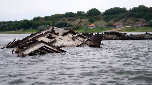 Danube drought reveals parts of hidden World War II history
