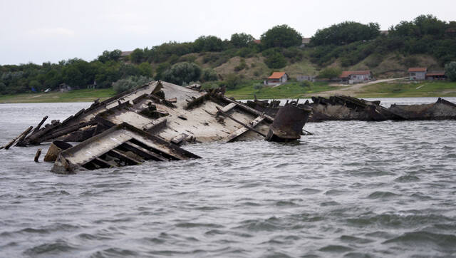 Danube drought reveals parts of hidden World War II history Danube drought reveals parts of hidden World War II history