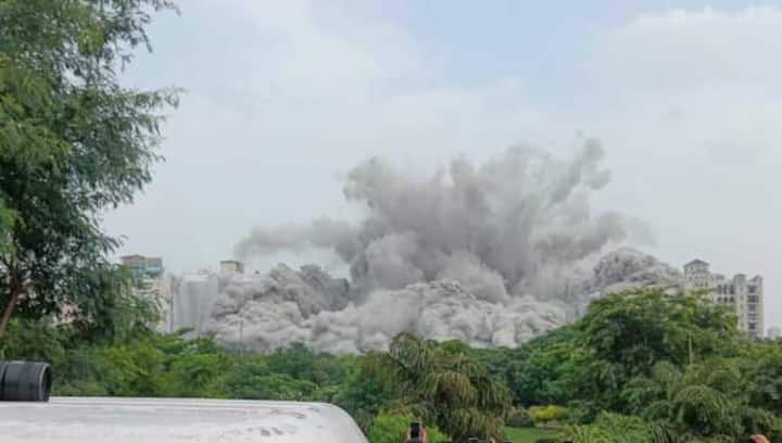 Noida twin towers demolition: Air quality not significantly affected in nearby areas