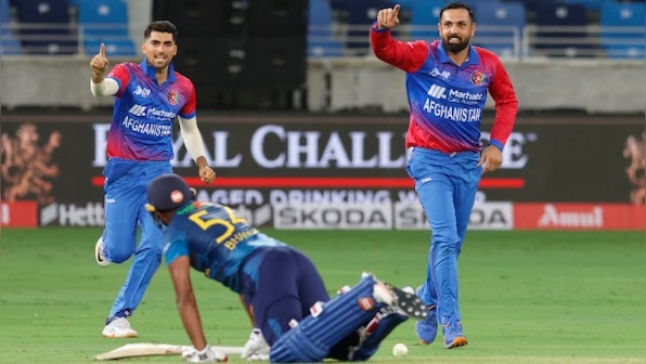 Asia Cup 2022: Afghanistan see off Sri Lanka for 105 amid umpiring controversy