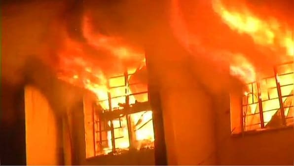 Fire in scrap godown engulfs house above, 3 kids among 5 charred to death