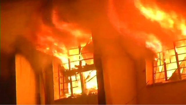 Fire in scrap godown engulfs house above, 3 kids among 5 charred to death Fire in scrap godown engulfs house above, 3 kids among 5 charred to death