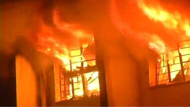 Fire in scrap godown engulfs house above, 3 kids among 5 charred to death