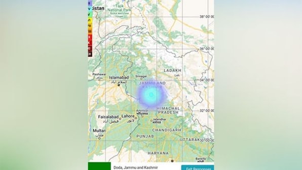 Two earthquakes hit Jammu and Kashmir in one hour