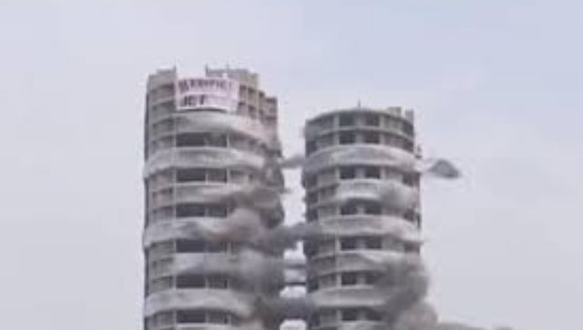 Twin-tower demolition: People with respiratory issues should avoid area for few days, say doctors Twin-tower demolition: People with respiratory issues should avoid area for few days, say doctors