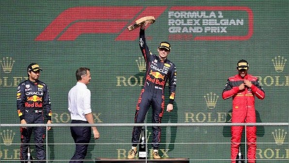 Formula 1: Max Verstappen leads 1-2 finish for Red Bull at Belgian Grand Prix to extend world championship lead