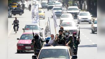 WATCH: Attack on Taliban convoy in Kabul amid celebrations on anniversary of US troop exit