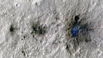 NASA's Mars lander records four incoming space rocks striking it