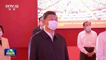 Xi Jinping appears in public first time after returning from SCO summit; visits party exhibition