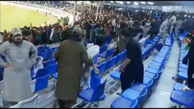 Watch: Pakistan, Afghanistan fans throw stadium chairs at each other in chaotic scenes; Shoaib Akhtar condemns Watch: Pakistan, Afghanistan fans throw stadium chairs at each other in chaotic scenes; Shoaib Akhtar condemns