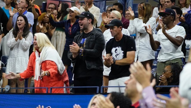 Serena Williams' husband sports t-shirt featuring daughter Olympia at US Open, pic goes viral Serena Williams' husband sports t-shirt featuring daughter Olympia at US Open, pic goes viral