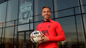 Liverpool sign midfielder Arthur Melo on loan from Juventus