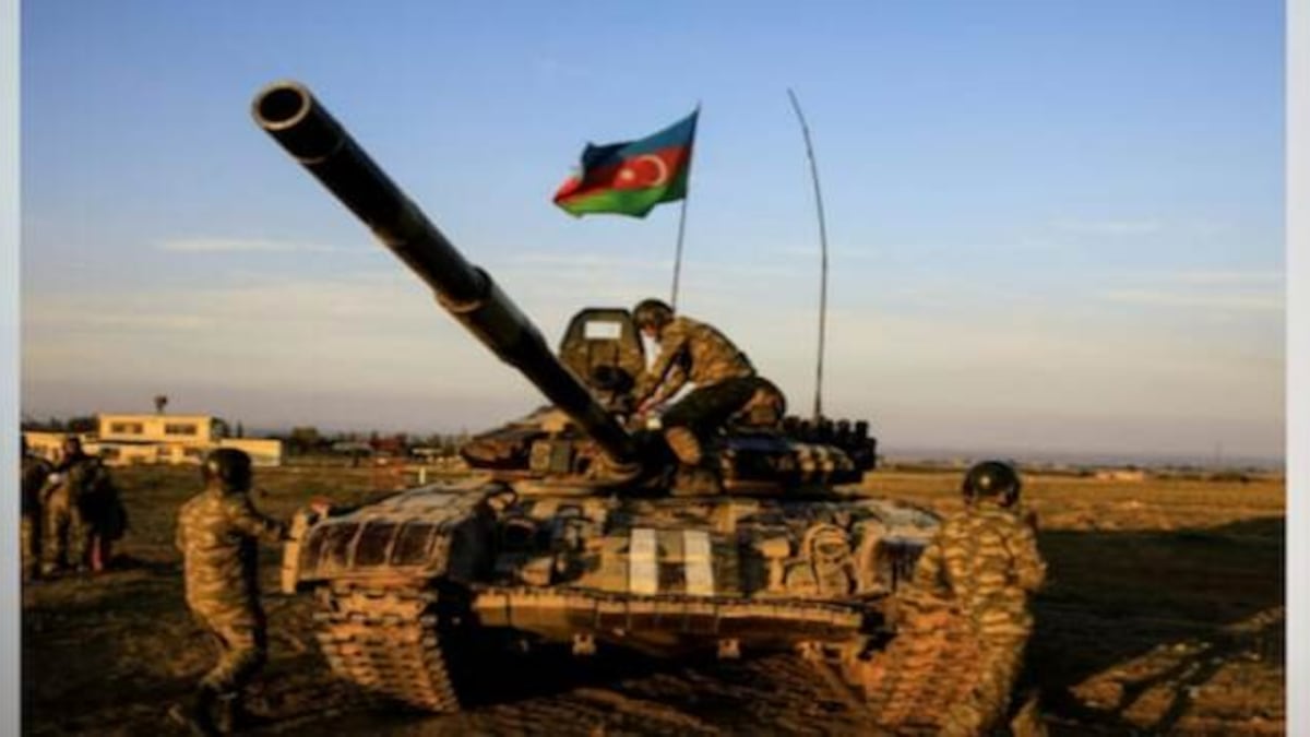 Azerbaijan forces accused of trying to advance into Armenia