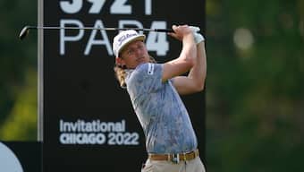 LIV Golf Series: World No 3 Cameron Smith grabs three-stroke lead at Chicago