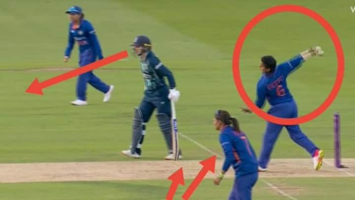 Charlotte Dean left crease early 72 times in India-England 3rd WODI before being run out by Deepti Sharma: Report Charlotte Dean left crease early 72 times in India-England 3rd WODI before being run out by Deepti Sharma: Report