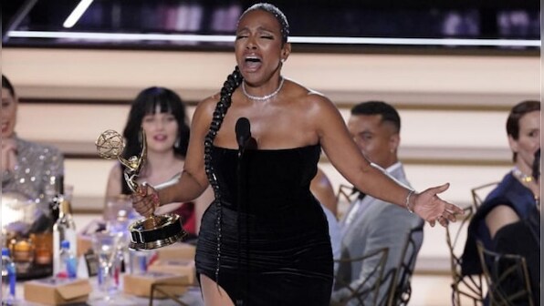 Emmy moments: A winner's joy — in song — lifts Emmy night