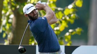 Dustin Johnson fires 63 to grab three-shot LIV Golf Chicago lead