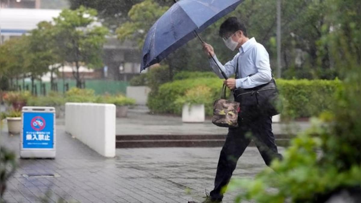 Severe tropical storm damages space centre in Japan, more than 130,000 still lack power