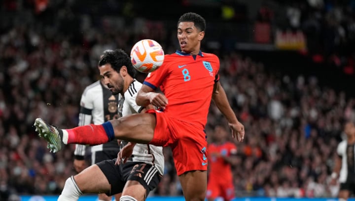 Jude Bellingham's eye-catching performance against Germany gives England hope ahead of World Cup