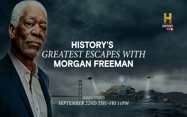History's Great Escapes: Morgan Freeman shines in 'breakout' History TV18 docu-series History's Great Escapes: Morgan Freeman shines in 'breakout' History TV18 docu-series