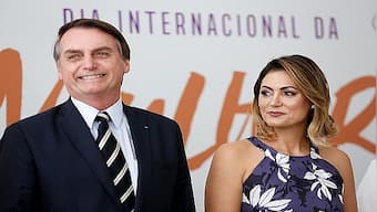 Michelle Bolsonaro: How Brazil's First Lady has moved out from the shadows to the front lines