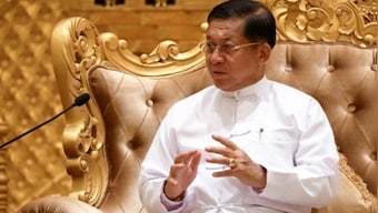 Leader of Myanmar's military junta to visit Russia for economic talks