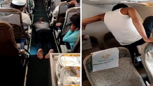 Unruly passenger strips, kicks windows onboard Peshawar-Dubai flight; blacklisted Unruly passenger strips, kicks windows onboard Peshawar-Dubai flight; blacklisted