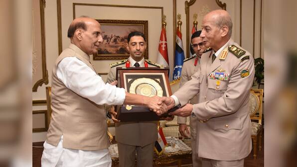 In Cairo, Rajnath meets Egyptian counterpart, plans to expand defence ties
