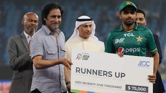 Watch: PCB chief Ramiz Raja snatches Indian reporter's phone after Pakistan's Asia Cup defeat