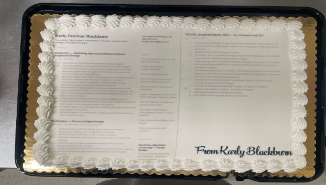 Viral: Job seeker sends resume printed on cake to Nike, check post Viral: Job seeker sends resume printed on cake to Nike, check post