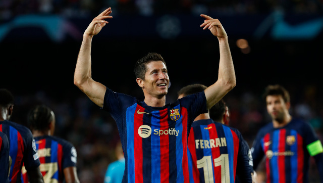 La Liga: Robert Lewandowski nets brace as Barcelona beat Elche 3-0 to move to top La Liga: Robert Lewandowski nets brace as Barcelona beat Elche 3-0 to move to top