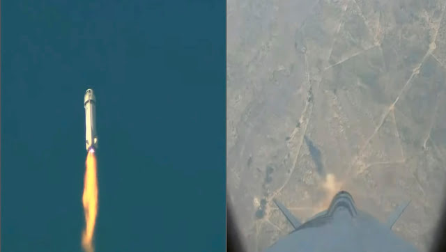 Jeff Bezos' Blue Origin rocket crashes minutes after lift-off, no people aboard Jeff Bezos' Blue Origin rocket crashes minutes after lift-off, no people aboard