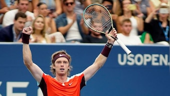 US Open 2022: Andrey Rublev downs Cameron Norrie to reach quarter-finals for third time at Flushing Meadows