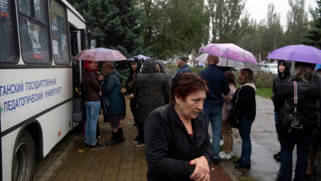 Kremlin-held regions of Ukraine vote on joining Russia Kremlin-held regions of Ukraine vote on joining Russia