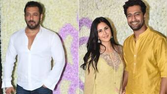 Ganesh Chaturthi Puja: Salman Khan, Vicky Kaushal, Katrina Kaif arrive at Arpita Khan’s house