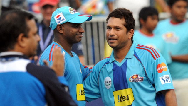Jayasuriya fondly recalls playing alongside Tendulkar for Mumbai Indians, says 'Mumbai my second home' Jayasuriya fondly recalls playing alongside Tendulkar for Mumbai Indians, says 'Mumbai my second home'
