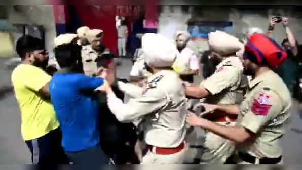 Watch: Ludhiana Police chase away mediapersons gathered to get info about shooting incident