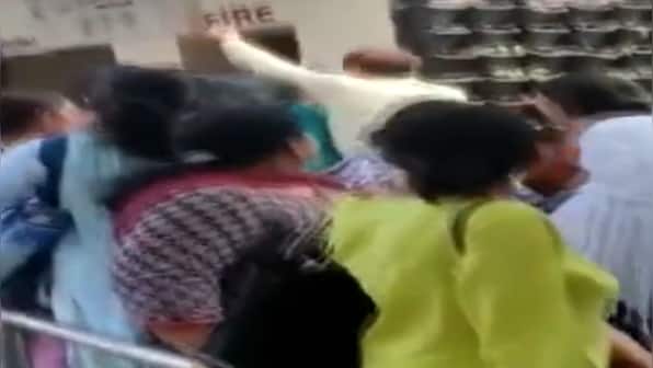 Caught on camera: School teacher beats up security guard; matter under inquiry